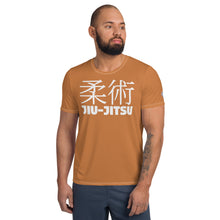 Performance-Ready Men's Jiu-Jitsu Rash Guard - Classic Short Sleeve - Raw Sienna