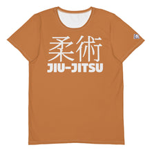 Performance-Ready Men's Jiu-Jitsu Rash Guard - Classic Short Sleeve - Raw Sienna