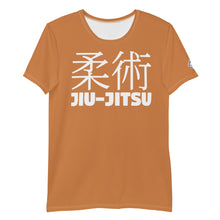 Performance-Ready Men's Jiu-Jitsu Rash Guard - Classic Short Sleeve - Raw Sienna