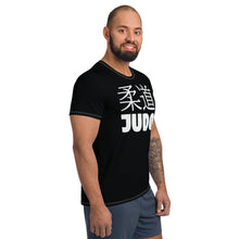 Performance-Ready Men's Judo Rash Guard - Short Sleeve Athletic Style - Noir