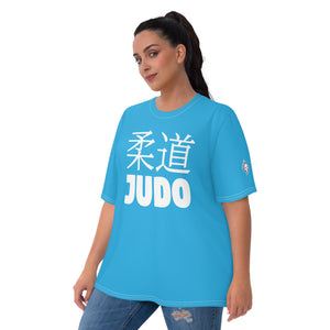 Performance Women's Classic Judo Short Sleeve BJJ Rash Guard - Cyan