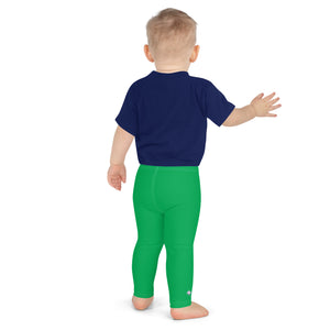 Play Hard, Dress Smart: Solid Color Leggings for Boys - Jade
