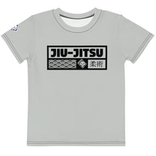 Playful Performance: Boy's Short Sleeve Jiu-Jitsu Rash Guard - Smoke Boys Exclusive Jiu-Jitsu Kids Rash Guard Short Sleeve