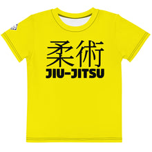 Playful Performance: Girl's Short Sleeve Classic Jiu-Jitsu Rash Guard - Golden Sun Exclusive Girls Jiu-Jitsu Kids Rash Guard Short Sleeve