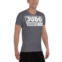 Premium Men's Judo Rash Guard - Short Sleeve Built for Performance - Charcoal