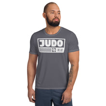 Premium Men's Judo Rash Guard - Short Sleeve Built for Performance - Charcoal