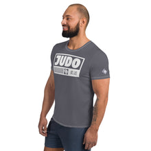 Premium Men's Judo Rash Guard - Short Sleeve Built for Performance - Charcoal