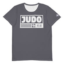 Premium Men's Judo Rash Guard - Short Sleeve Built for Performance - Charcoal