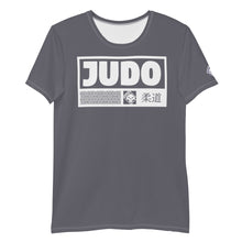 Premium Men's Judo Rash Guard - Short Sleeve Built for Performance - Charcoal