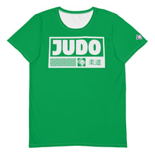 Premium Men's Judo Rash Guard - Short Sleeve Training Essential - Jade