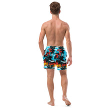 Ride the Waves: Men's Sunset Waves 001 Swim Trunks Exclusive Mens Shorts Swimwear