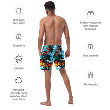 Ride the Waves: Men's Sunset Waves 001 Swim Trunks Exclusive Mens Shorts Swimwear