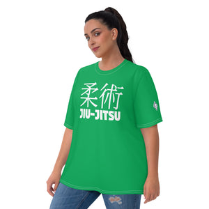 Short Sleeve BJJ Rash Guard for Women - Classic Jiu-Jitsu Look - Jade