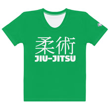 Short Sleeve BJJ Rash Guard for Women - Classic Jiu-Jitsu Look - Jade