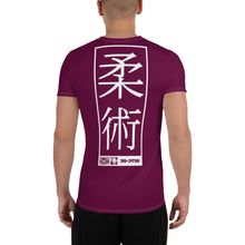 Short Sleeve Jiu-Jitsu Rash Guard for Men - Ideal for Practice - Tyrian Purple