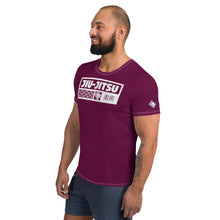 Short Sleeve Jiu-Jitsu Rash Guard for Men - Ideal for Practice - Tyrian Purple