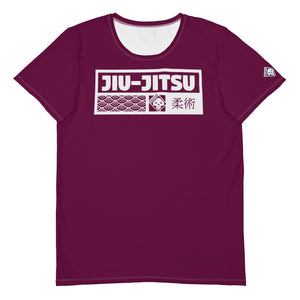 Short Sleeve Jiu-Jitsu Rash Guard for Men - Ideal for Practice - Tyrian Purple