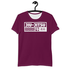 Short Sleeve Jiu-Jitsu Rash Guard for Men - Ideal for Practice - Tyrian Purple