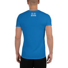 Short Sleeve Jiu-Jitsu Rash Guard for Men - Lightweight and Flexible - Azul