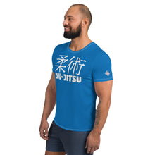 Short Sleeve Jiu-Jitsu Rash Guard for Men - Lightweight and Flexible - Azul