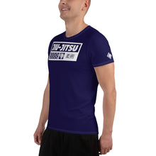 Short Sleeve Jiu-Jitsu Rash Guard for Men - Lightweight Performance Wear - Midnight Blue