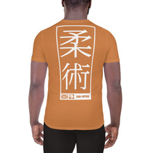 Short Sleeve Jiu-Jitsu Rash Guard - Men's Durable Training Wear - Raw Sienna