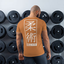 Short Sleeve Jiu-Jitsu Rash Guard - Men's Durable Training Wear - Raw Sienna