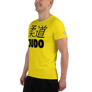 Short Sleeve Judo Rash Guard for Men - Built for Comfort and Durability - Golden Sun