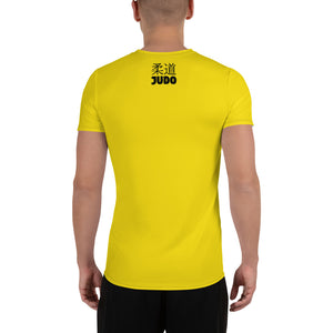 Short Sleeve Judo Rash Guard for Men - Built for Comfort and Durability - Golden Sun