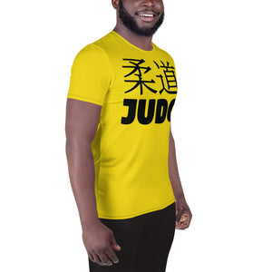 Short Sleeve Judo Rash Guard for Men - Built for Comfort and Durability - Golden Sun