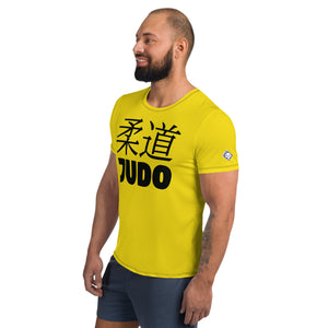 Short Sleeve Judo Rash Guard for Men - Built for Comfort and Durability - Golden Sun