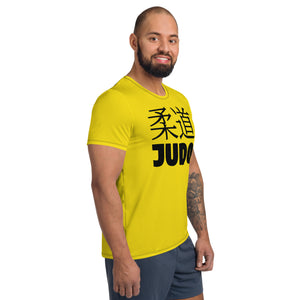 Short Sleeve Judo Rash Guard for Men - Built for Comfort and Durability - Golden Sun