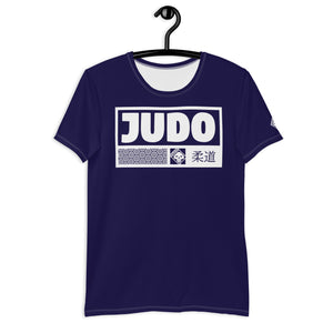 Short Sleeve Judo Rash Guard for Men - Durable and Comfortable - Midnight Blue