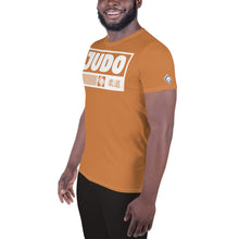 Short Sleeve Judo Rash Guard - Men's High-Performance Wear - Raw Sienna