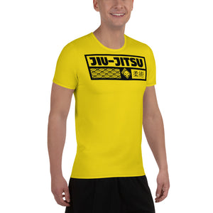 Short Sleeve Men's Jiu-Jitsu Rash Guard - Built for Performance - Golden Sun