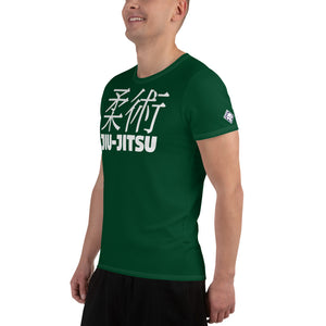 Short Sleeve Men's Jiu-Jitsu Rash Guard - Ideal for BJJ Training - Sherwood Forest