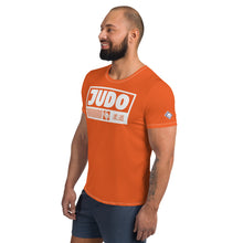 Short Sleeve Men's Judo Rash Guard - Perfect for Practice and Training - Flamingo