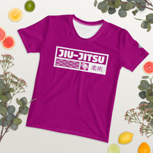 Short Sleeve Women's Judo Rash Guard - Perfect for Martial Arts Enthusiasts - Fresh Eggplant