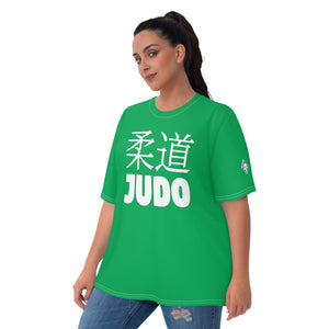 Short Sleeve Women's Rash Guard - Classic Judo Design for BJJ - Jade