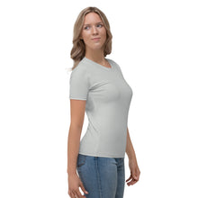 Solid Color Performance Rash Guard for Women - Short Sleeves - Smoke