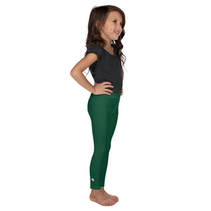 Solid Style: Girls' Active Leggings for Playful Days - Sherwood Forest