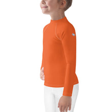 Splash-Ready Style: Solid Color Rash Guards for Young Girls - Flamingo Exclusive Girls Kids Long Sleeve Rash Guard Solid Color Swimwear