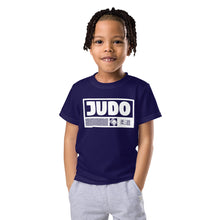 Sporty Essential: Boy's Short Sleeve Judo Rash Guard - Midnight Blue Boys Exclusive Judo Kids Rash Guard Short Sleeve