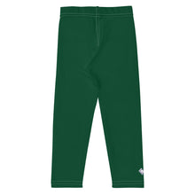 Sporty Staples: Boys' Solid Color Workout Leggings - Sherwood Forest
