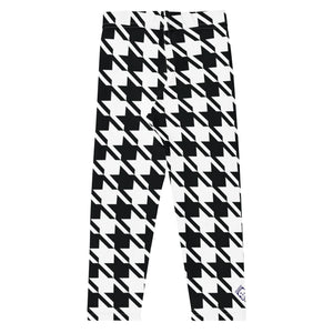 Sporty Style: Houndstooth Athletic Workout Leggings for Boys Boys Exclusive Houndstooth Kids Leggings