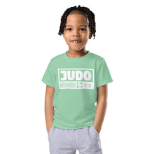 Sporty Sun Protection: Boy's Short Sleeve Judo Rash Guard - Vista Blue Boys Exclusive Judo Kids Rash Guard Short Sleeve