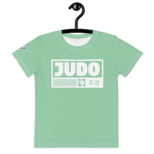 Sporty Sun Protection: Boy's Short Sleeve Judo Rash Guard - Vista Blue Boys Exclusive Judo Kids Rash Guard Short Sleeve