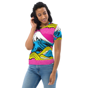 Stand Out in the Ring with Mt Fuji Pop Art Short Sleeve Rash Guards 002 - Soldier Complex