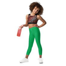 Stay Active, Stay Colorful: Solid Leggings for Girls - Jade Exclusive Girls Kids Leggings Solid Color