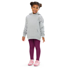 Stay Playful: Solid Color Leggings for Active Girls - Tyrian Purple Exclusive Girls Kids Leggings Solid Color